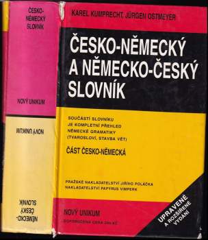 Karel Kumprecht: Česko-německý a německo-český slovník
