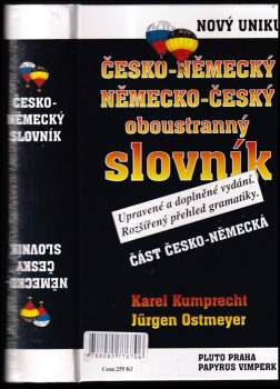 Karel Kumprecht: Česko-německý a německo-český slovník