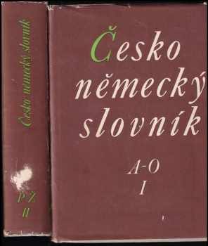 Eduard Beneš: Česko německý slovník 2 svazky Komplet