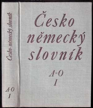 Hugo Siebenschein: Česko-německý slovník A-O
