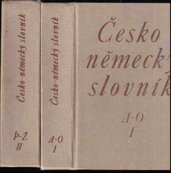 Hugo Siebenschein: Česko-německý slovník A-O + P-Ž