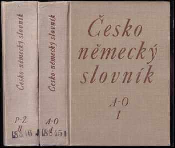 Česko-německý slovník : Díl 1-2 : Tschechisch-deutsches Wörterbuch - Eduard Beneš, Karel Jungwirth, Josef Fanta, Jaroslav Haupt, Zdeňka Ilková, Eduard Beneš, Karel Jungwirth, Josef Fanta, Jaroslav Haupt, Zdeňka Ilková, Eduard Beneš, Josef Fanta, Jaroslav Haupt, Zdeňka Ilková, Karel Jungwirth, Anna Siebenscheinová, Emil Skála, Vladimír Šmilauer, Hugo Siebenschein (1992, Státní pedagogické nakladatelství) - ID: 620126