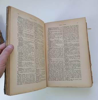 František Štěpán Kott: Česko-německý slovník zvláště grammaticko-fraseologický - díl první až třetí A-M + N-P + Q-Š