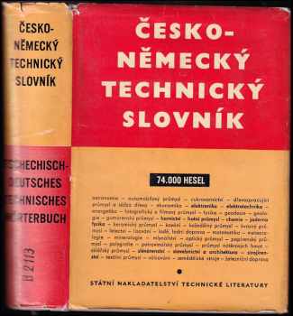 Česko-německý technický slovník
