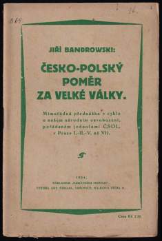 Česko-polský poměr za Velké války