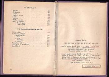 Antonín Křečan: Česko-rumunská konverzace