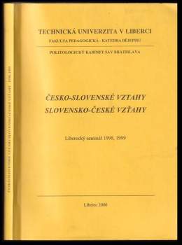Česko-slovenské vztahy, slovensko-české vzťahy