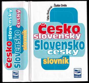 Česko-slovenský, slovensko-český slovník