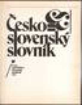 Česko-slovenský slovník
