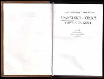 Dely Serrano: Česko-španělský a španělsko-český slovník na cesty