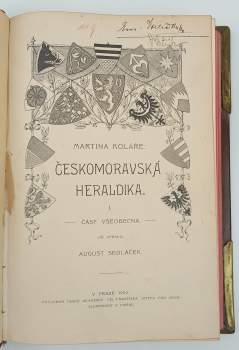 August Sedláček: Českomoravská heraldika
