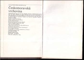 František Mandys: Českomoravská vrchovina