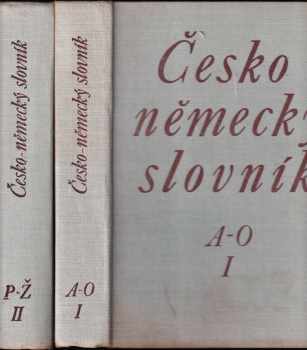 Českoněmecký slovník A-O + P-Ž
