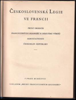 Československá legie ve Francii
