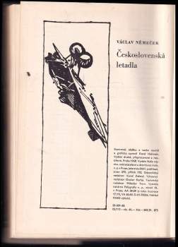 Václav Němeček: Československá letadla