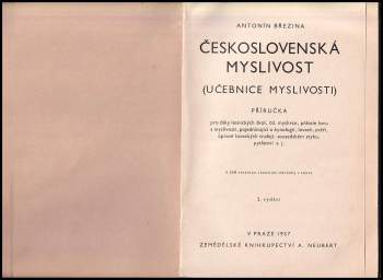 Antonín Březina: Československá myslivost