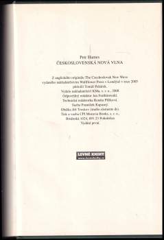 Peter Hames: Československá nová vlna