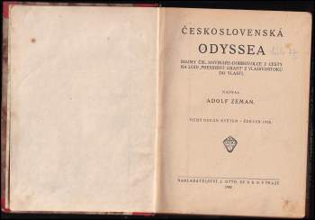 Adolf Zeman: Československá Odyssea