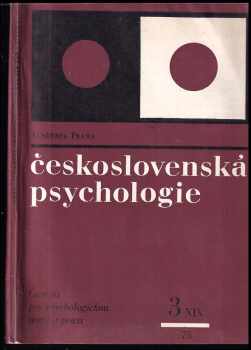 Československá psychologie - časopis pro psychologickou teorii a praxi 3 XIX/75