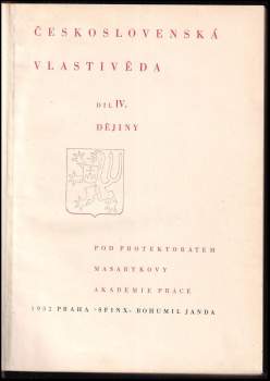 Československá vlastivěda