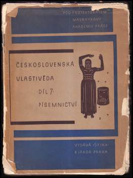 Československá vlastivěda - Písemnictví