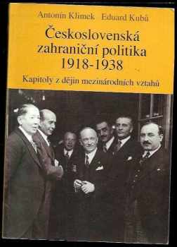 Československá zahraniční politika 1918-1938