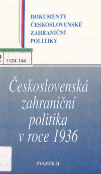 Československá zahraniční politika v roce 1936