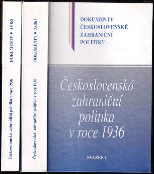 Československá zahraniční politika v roce 1936