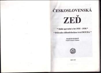 Martin Ráboň: Československá zeď