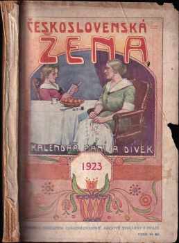 Československá žena: kalendář paní a dívek 1923