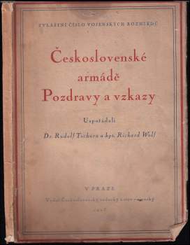 Československé armádě pozdravy a vzkazy