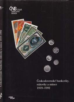 Československé bankovky, státovky a mince 1919-1992