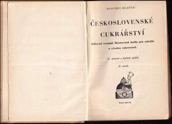 Bohumil Hlavsa: Československé cukrářství