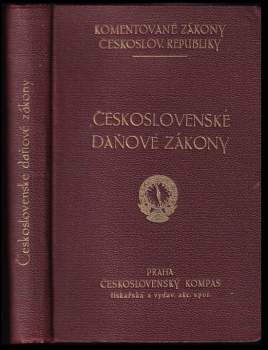 Československé daňové zákony