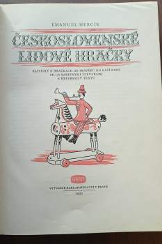 Emanuel Hercík: Československé lidové hračky