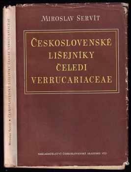 Miroslav Servít: Československé lišejníky čeledi Verrucariaceae