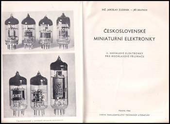 Jaroslav Zuzánek: Československé miniaturní elektronky