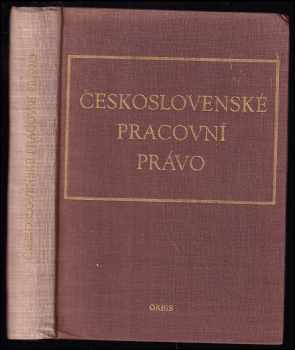 Karel Witz: Československé pracovní právo