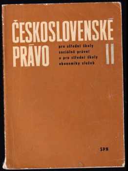 František Keller: Československé právo II