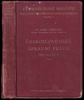 Československé správní právo