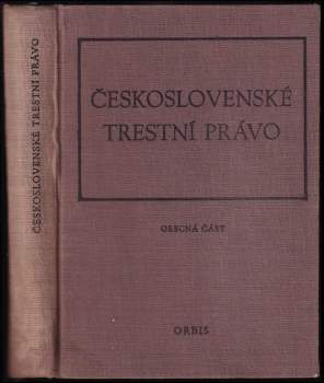 Československé trestní právo