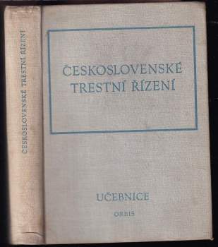 Československé trestní řízení