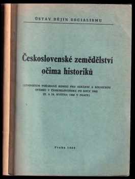 Československé zemědělství očima historiků