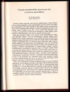 Karel Zajíček: Československo a norimberský proces