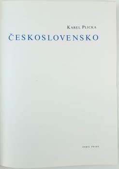 Karel Plicka: Československo