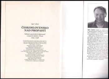 Igor Lukes: Československo nad propastí