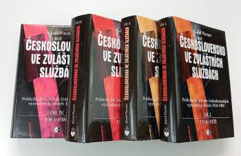 Československo ve zvláštních službách - díl I. - IV., KOMPLET : pohledy do historie československých výzvědných služeb 1914-1989
