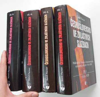 Československo ve zvláštních službách - díl I. - IV., KOMPLET : pohledy do historie československých výzvědných služeb 1914-1989