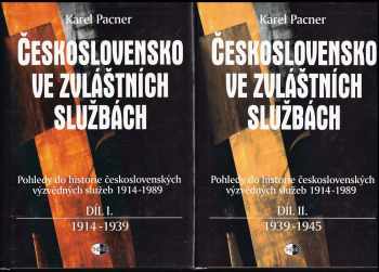 Karel Pacner: Československo ve zvláštních službách KOMPLET, 1. - 4. díl