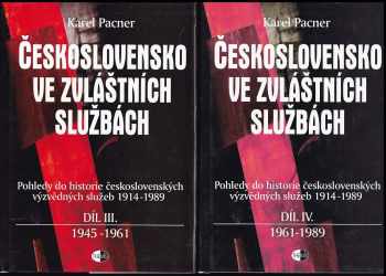 Karel Pacner: Československo ve zvláštních službách KOMPLET, 1. - 4. díl